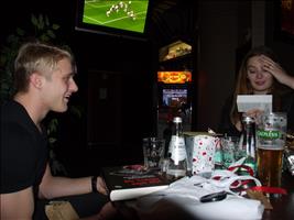 In der Sportsbar ist Weihnachten