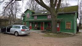 Unser Hotel eine lettische 'Bretterbude' (sehr gemütlich)