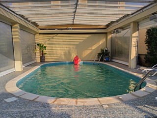 First do a dip in the pool
