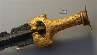 Ein Schwertgriff