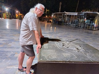 Am Abend: Forum Romanum von Karthago Nova