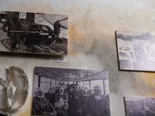 Da ein deutscher Wagen wird dekontaminiert