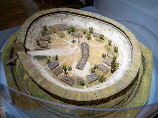 Normales Dorf im Umland