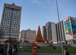 Zurücklatschen zum Hotel